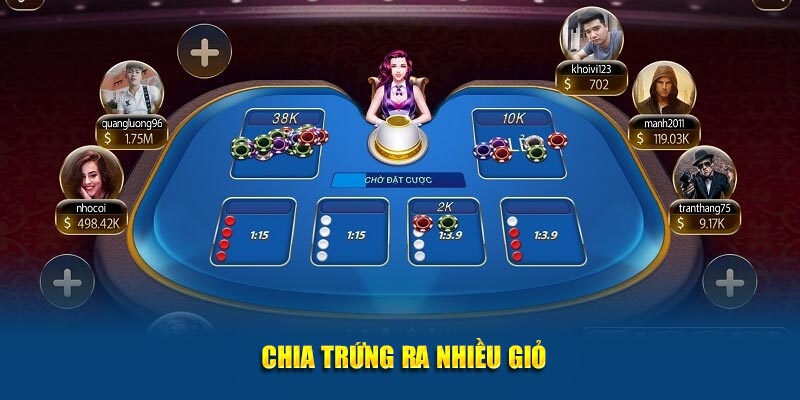 Chia trứng ra nhiều giỏ